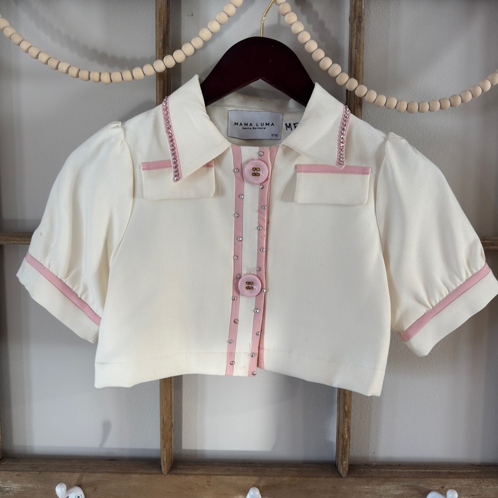 Mama Luma Cream and Pink Jacket